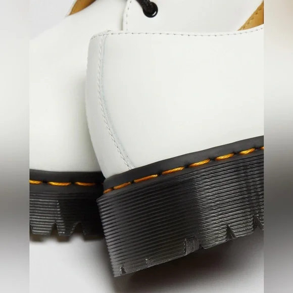 Dr. Martens 1461 Bex Smooth Leather Unisex White Oxford Shoes Sz W-8 M-7 NEW